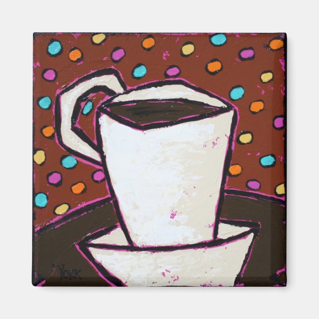 coffee dots magnet (Front)