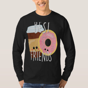 Coffee Doughnut Matching Best Friend Doughnut T-Shirt
