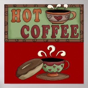 Coffee & Doughnut poster