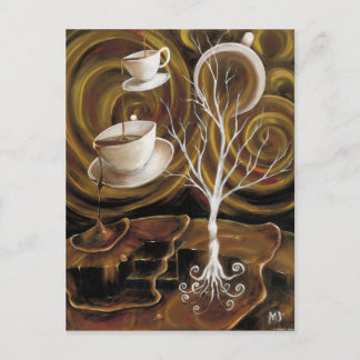 Coffee dreams postcard