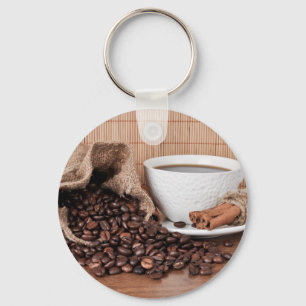 Coffee Drink Food Kitchen Cook Diner Restaurant Key Ring