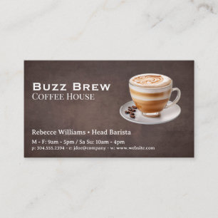 Coffee Drink in a Cup Business Card