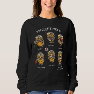 Coffee Drinker Owl Whisperer Bird Wildlife Animal Sweatshirt