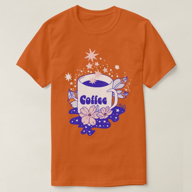 Coffee Drinker T-Shirt (Design Front)