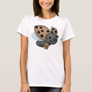 Coffee Drinking Ladybug T-Shirt
