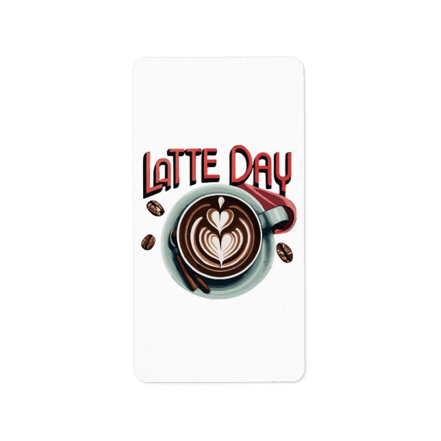 Coffee Drinks Label (Front)