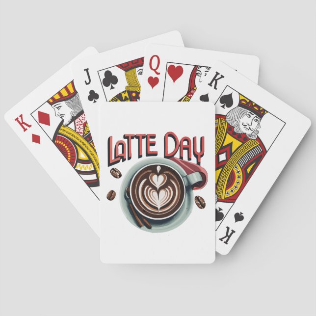 Coffee Drinks Playing Cards (Back)