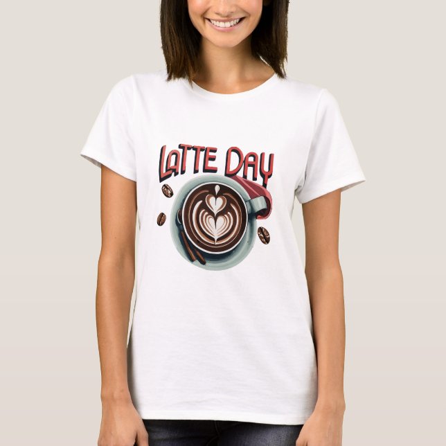 Coffee Drinks T-Shirt (Front)