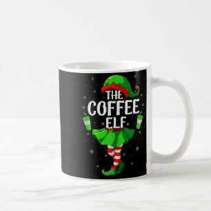 Coffee Elf Christmas Girls Women Elf Squad Xmas Fa Coffee Mug