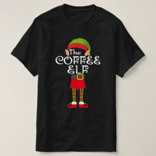 coffee elf family matching christmas T-Shirt
