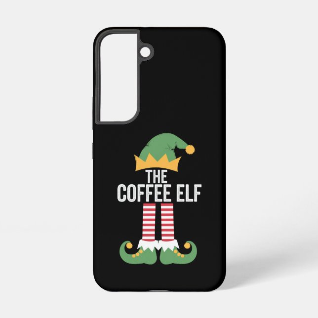 Coffee Elf Family Matching Group Christmas Samsung Galaxy S22 Case (Back)