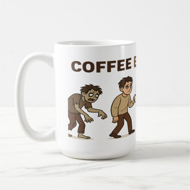 Coffee Evolution – Morning Mood Mug (Left)