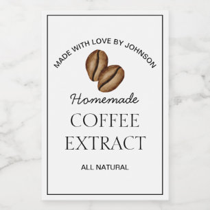 Coffee Extract Label