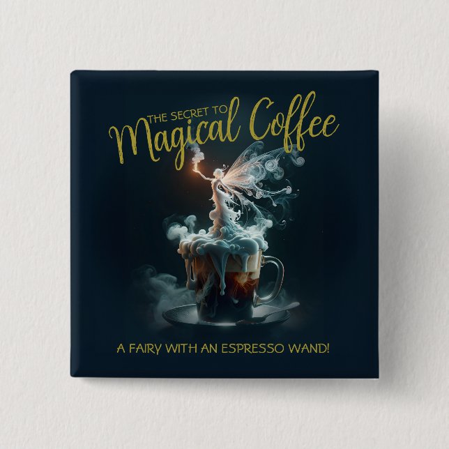 Coffee Fairy Badge (Front)