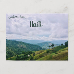 Coffee Fields in Jacmel Bay Haiti Postcard
