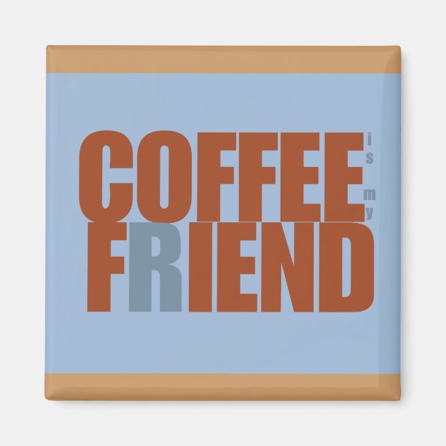 Coffee Fiend Rectangle Magnet (Front)