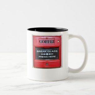 COFFEE FIRE ALARM Two-Tone COFFEE MUG