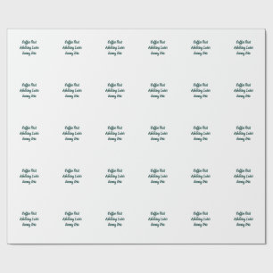 Coffee First Adulting Later Funny Gift Wrap