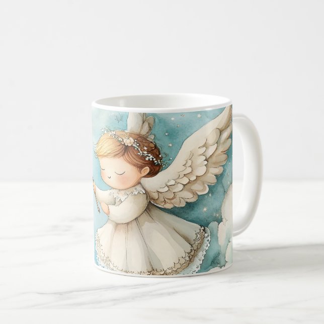 Coffee First Angel  Coffee Mug (Front Right)
