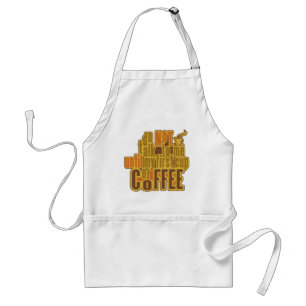 COFFEE FIRST apron - choose style, colour