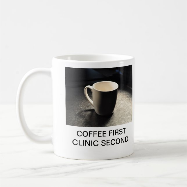 COFFEE FIRST CLINIC SECOND MUG (Left)