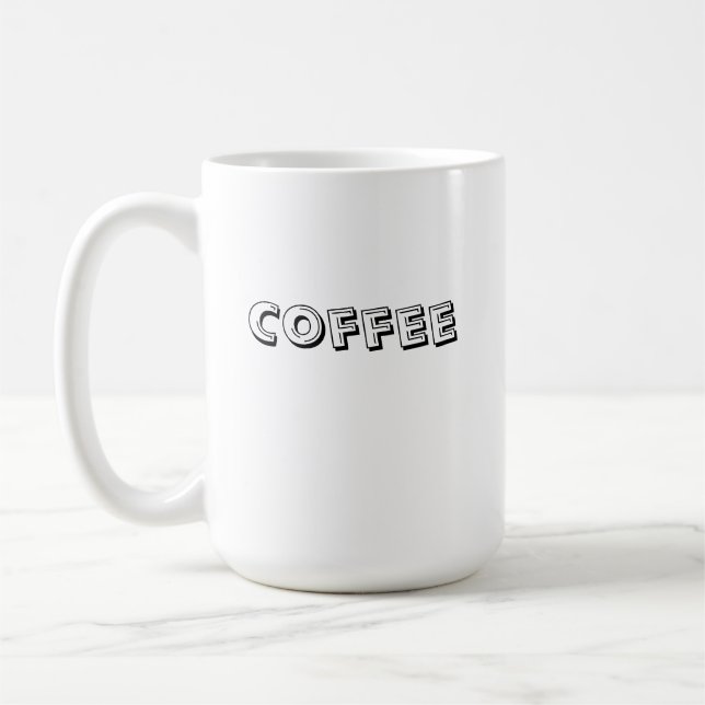 Coffee First, Everything Else Later Funny Coffee M Mug (Left)