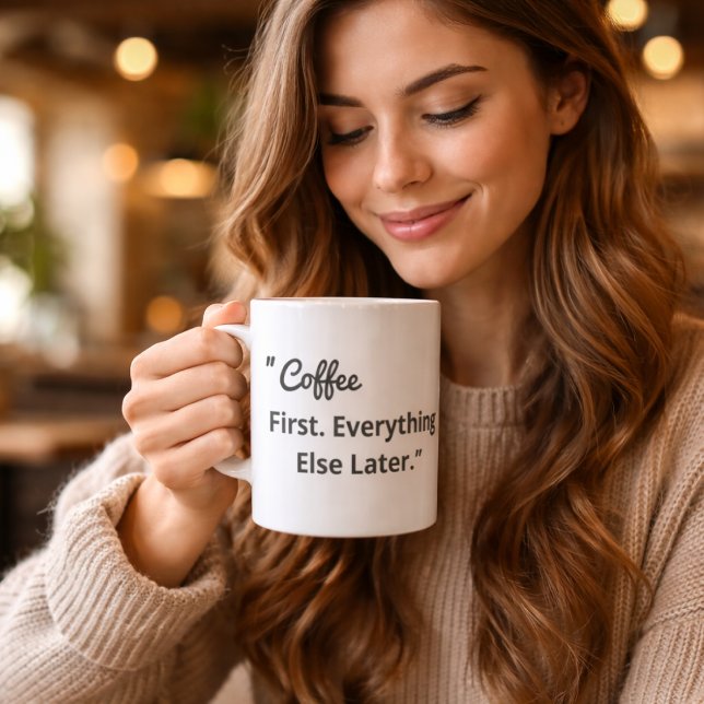 Coffee First Everything Else Later Mug (Creator Uploaded)