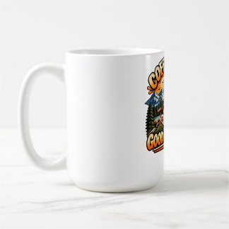 Coffee First Good Mood Later Funny Cat T-Shirt Mug