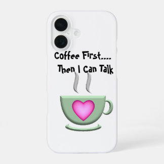 Coffee First iPhone case