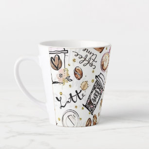  coffee first latte mug
