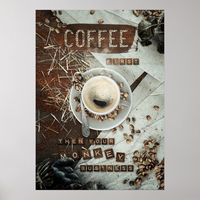 Coffee First Poster (Front)