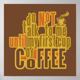 COFFEE FIRST poster