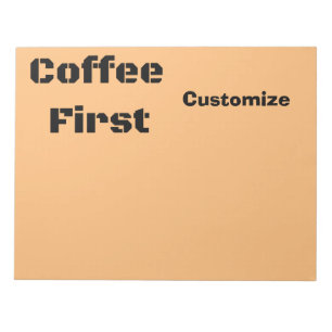 Coffee First Thunder_Cove  Notepad