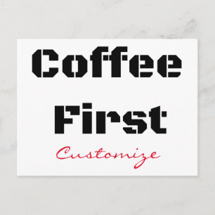 Coffee First Thunder_Cove Postcard