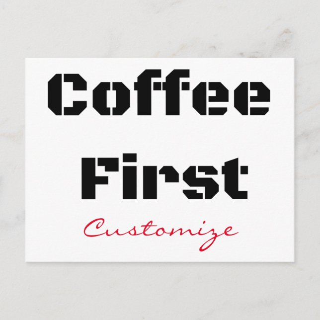 Coffee First Thunder_Cove Postcard (Front)