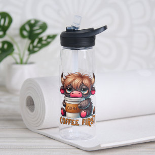 Coffee First  Water Bottle