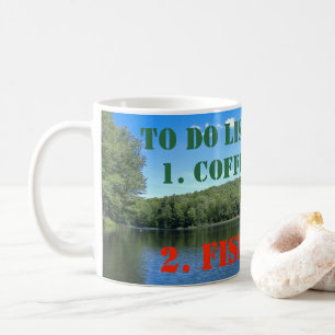 Coffee Fish To Do List Coffee Mug