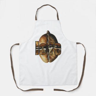 Coffee-flavored kitchen apron