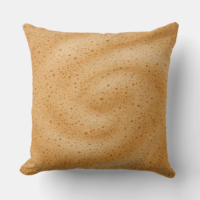 Coffee foam texture  cushion (Front)