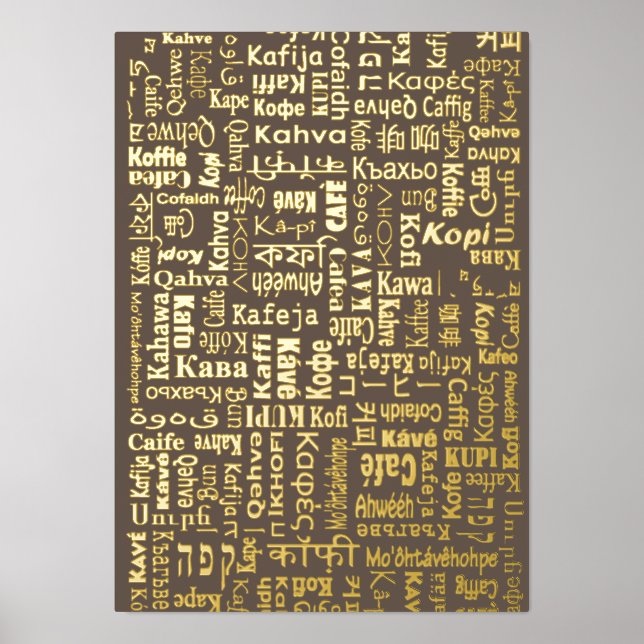 Coffee Foil Prints (Front)