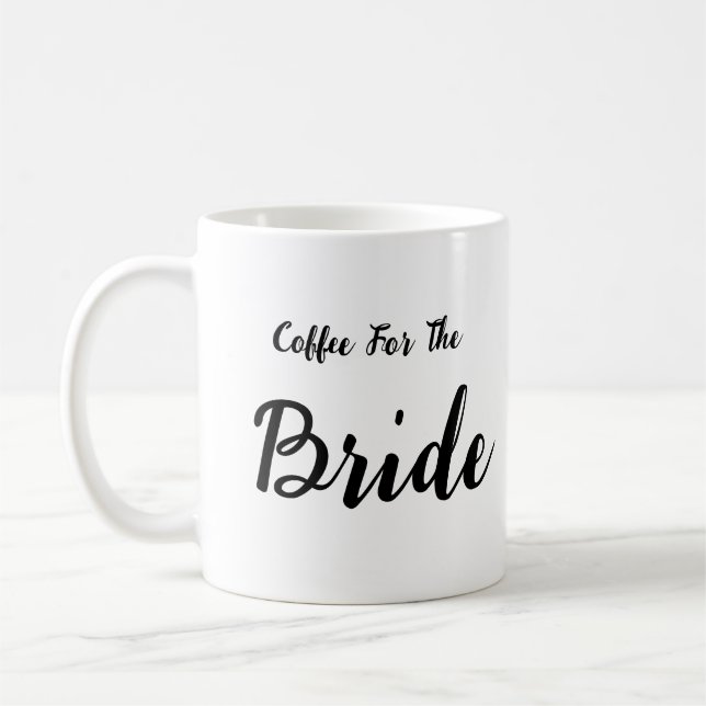 Coffee For The Bride Mug (Left)