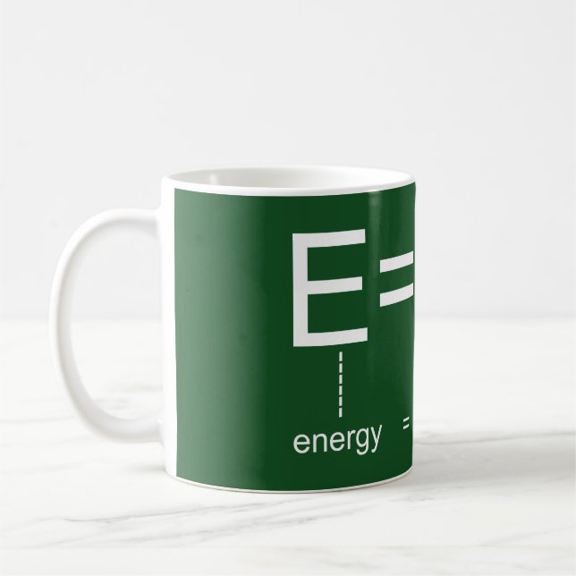 Coffee Formula E=mc2 Coffee Mug (Left)