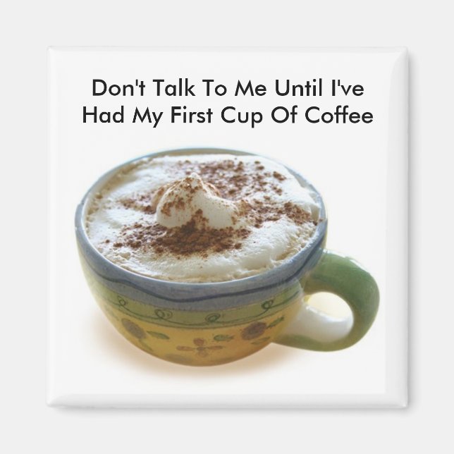 Coffee Fridge Magnet (Front)