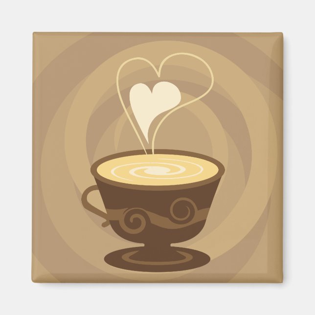 Coffee Fridge Magnet (Front)