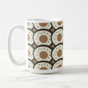 Coffee Frosted Doughnuts Brown Mug