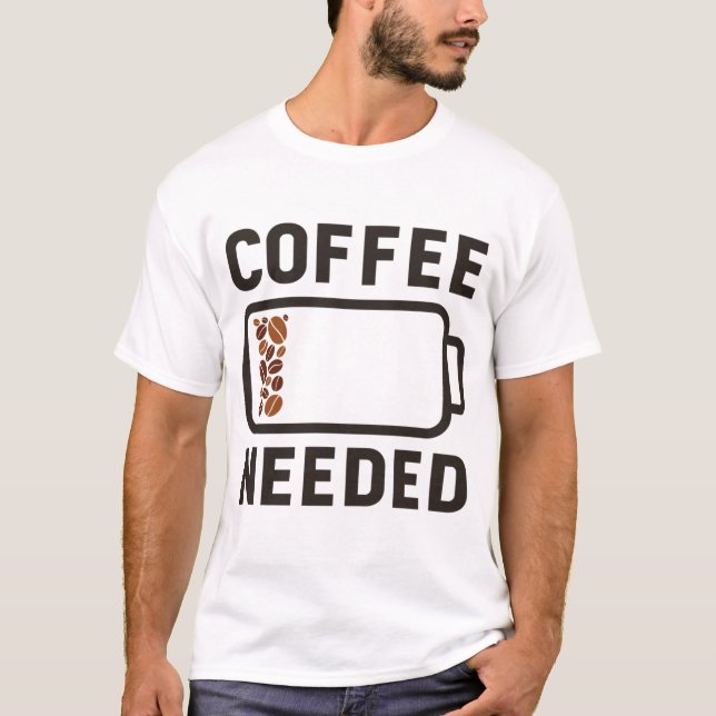Coffee Funny Saying Coffee Drinker Espresso Coffee T-Shirt (Front)