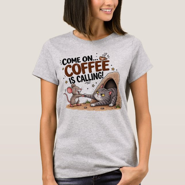 Coffee Funny Shirt | Funny Gift for Coffee Lovers (Front)