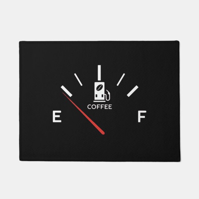 Coffee Gauge Doormat–Welcome Mat for Coffee Lovers (Front)