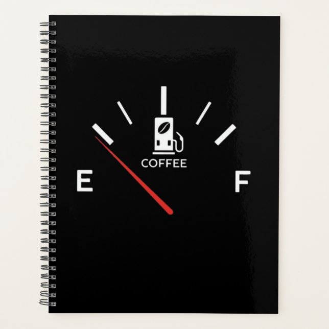 Coffee Gauge Planner – Productivity Fuelled  (Front)