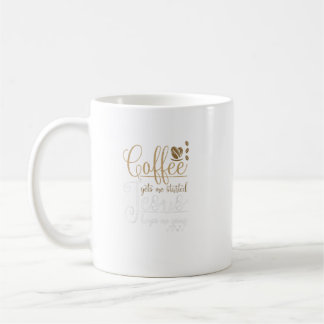 Coffee Gets Me Started Jesus Keeps Me Going Jesus  Mug